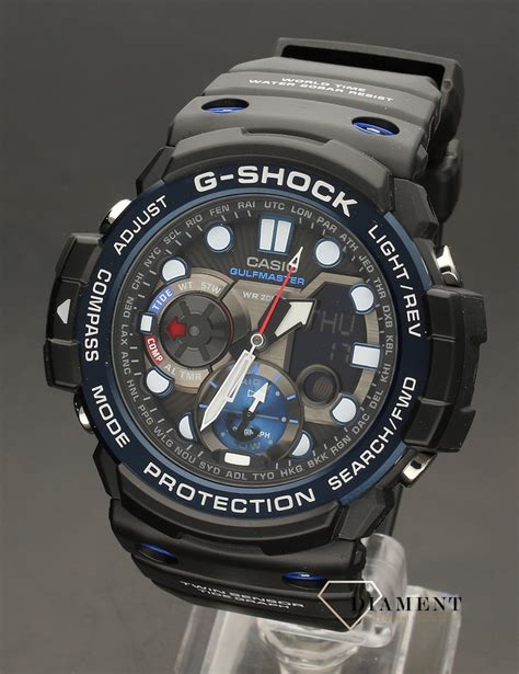 Zegarek męski wstrząsoodporny CASIO G Shock Gulfmaster GN 1000B 1AER