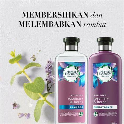 Jual Herbal Essences Shampoo Dan Conditoner Bio Renew Moisture Rosemary