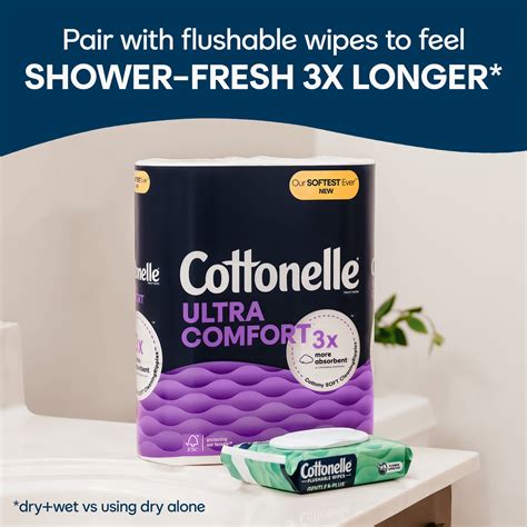 Cottonelle Ultra Comfort Toilet Paper 24 Mega Rolls