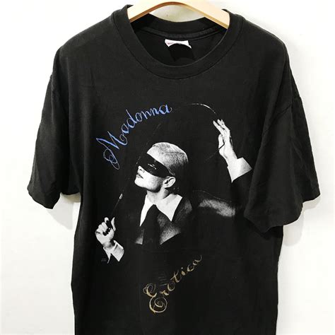 Vintage 1992 Madonna Erotica Shirt Size L Free Shipping Etsy