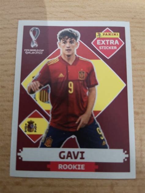 Panini 2022 Qatar Extra Sticker Gavi Spanien Rookie Base Acheter Sur