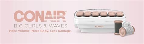 Amazon Conair Ceramic Inch Hot Rollers Super Clips Included Create Big Bouncy