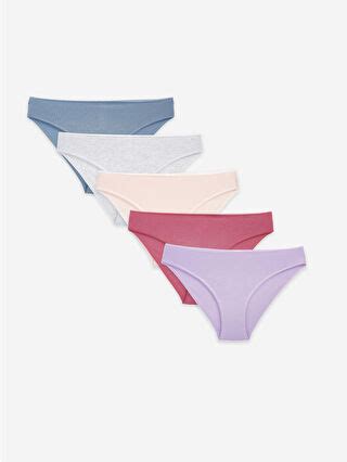 Plain Bikini Panties 5 Pack S45826Z8 V55 LC Waikiki