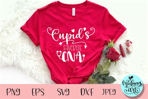 Cupids Favorite Cna Svg Valentines Day Svg By Midmagart Thehungryjpeg