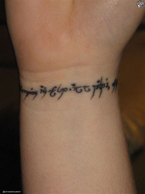 Elvish Runes tattoo | Tattoos, Lotr tattoo, Tattoo lettering