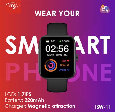 Itel Smart Watch Es Isw Mah Fiche Technique Et Prix Au