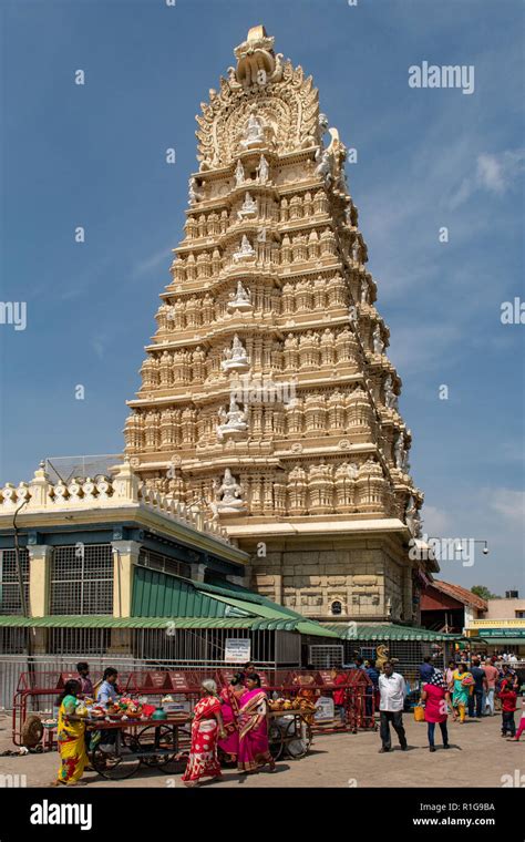 chamundeshwari temple mysore karnataka india stock photo alamy
