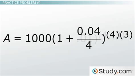 Compounding Interest Formula Types And Examples Lesson