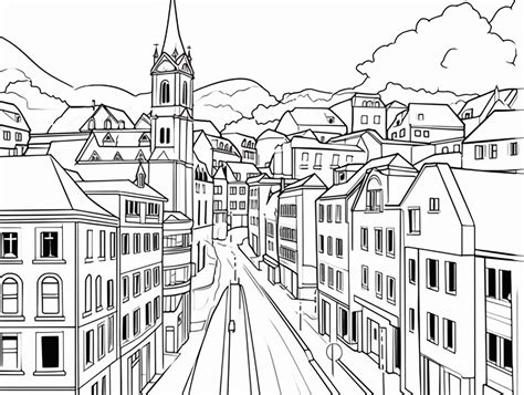 Romania Coloring Extravaganza Coloring Page