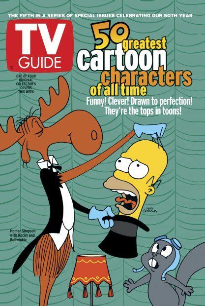 50 Greatest Cartoon Characters 2002 Tv Guide Tv Guide Cartoon Cartoon Characters