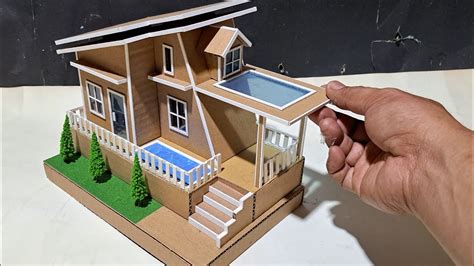 CARA MEMBUAT MINIATUR RUMAH DARI KARDUS 85 DESAIN RUMAH KARDUS YouTube