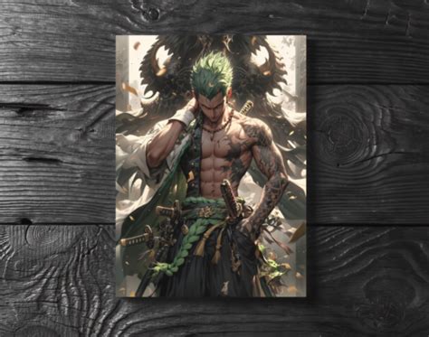 Roronoa Zoro One Piece Poster Print Anime Manga Wallart No Frame Ebay