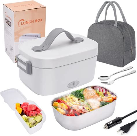 Xrexs Gamelle Chauffante W En Lunch Box Chauffante Electrique