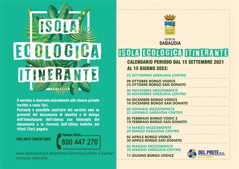 Isola Ecologica Mobile Sabaudia