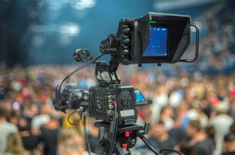Premium Photo | Studio camera at the concert