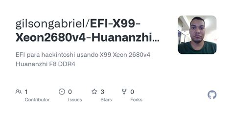 GitHub Gilsongabriel EFI X99 Xeon2680v4 Huananzhi F8 DDR4 EFI Para