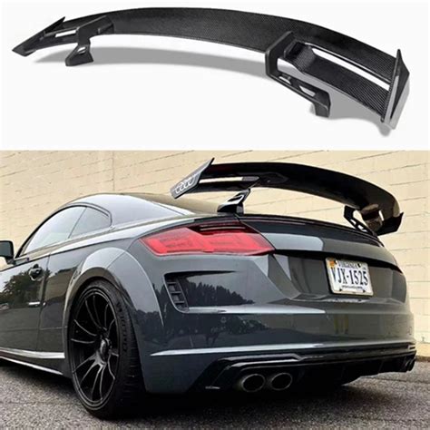 Aileron Arri Re En Fiber De Carbone Tt Rs Mk Pour Audi Tts Style De