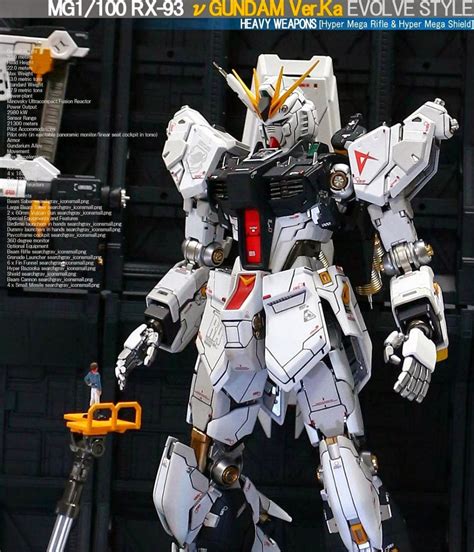 Gundam Guy Mg 1100 Rx 93 Nu Gundam Ver Ka Customized Build