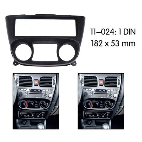 Single Din Auto Radio Blende Rahmen Stereo Cd Dvd Player Panel L Nette