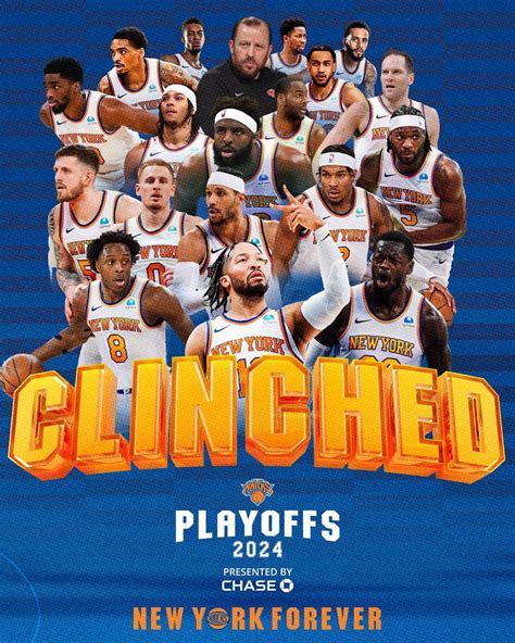 Knicks Clinch Playoff Spot R Nyknicks