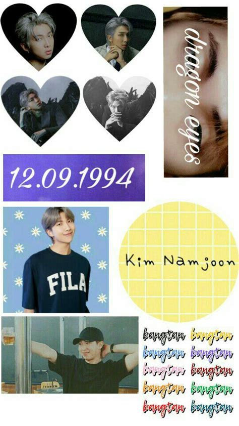 Free Kpop Printable Bts Rm Namjoon Sticker Pegatinas Imprimibles