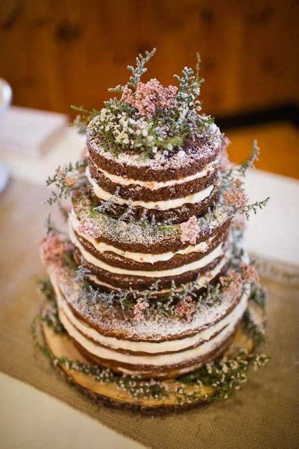 Pastel Desnudo O Naked Cake Foro Banquetes Bodas Mx