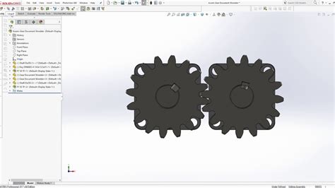 Solidworks Assem Gear Youtube