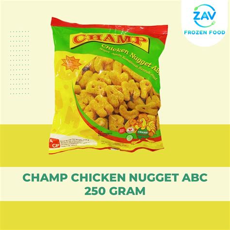 Jual CHAMP CHICKEN NUGGET ABC 250 GRAM Shopee Indonesia