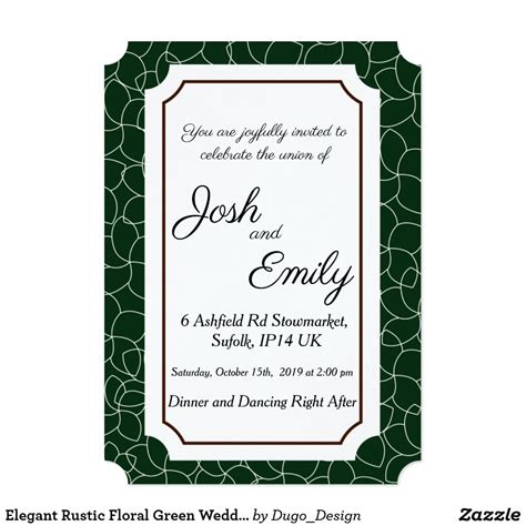 Pin on Green Wedding Invitations