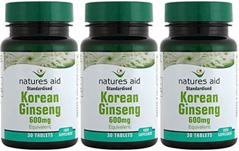 Amazon Pack Natures Aid Korean Ginseng Mg S