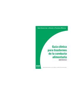 Gu A Cl Nica Para Trastornos De La Conducta Alimentaria Gu A Cl