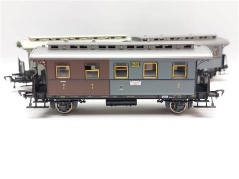 Fleischmann H0 5813 5814 5851 Model Train Passenger Carriage 3