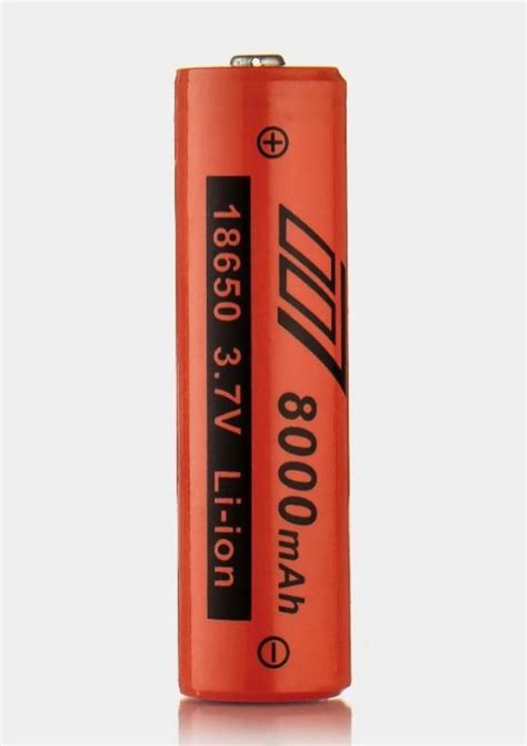 Аккумулятор литий-ионный Li-ion-007 18650 8000 мАч 3.7V, аккумуляторная ...