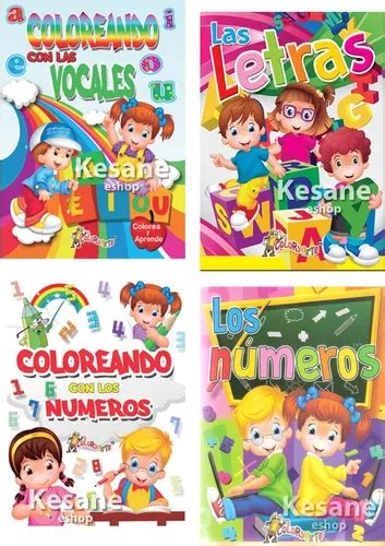 Coloreando Letras Vocales Y Numeros Kinder Color Y Arte En Venta En Iztapalapa Distrito Federal