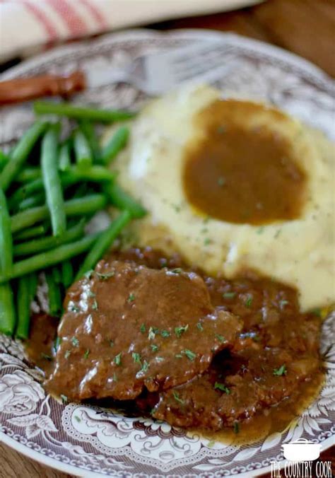 Crock Pot Cubed Steak With Gravy Recipes Cooking Crockpot Cube