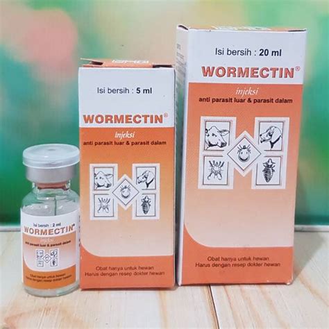 Jual WORMECTIN INJEKSI MEDION Anti Parasit Luar Dan Dalam Shopee