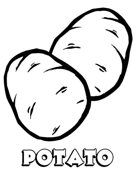 Pagine Da Colorare Di Patate Coloringpagesonly