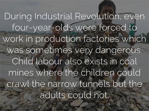 Industrial Revolution Child Labour Quotes