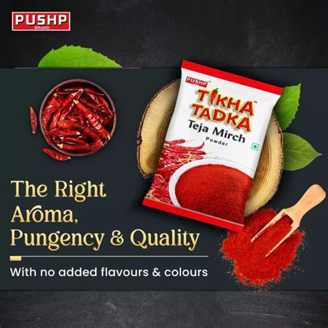 Buy Pushp Tikha Tadka Red Chilli Powder Online In India Best Deals