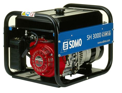 SDMO SH3000, Бензогенератор SH 3000 цена, продажа, характеристики, описание
