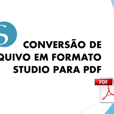 Conversão de Arquivo Studio para pdf ou Jpeg Elo7