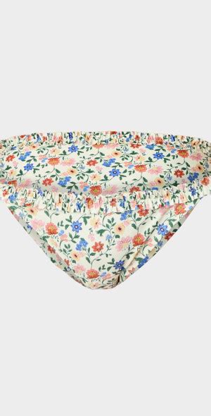 Shoshanna Floral Ruffle Bikini Bottoms