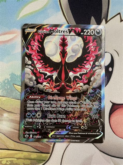 Mavin | Galarian Moltres V Alt Art Holo Ultra Rare 177/198 Chilling ...