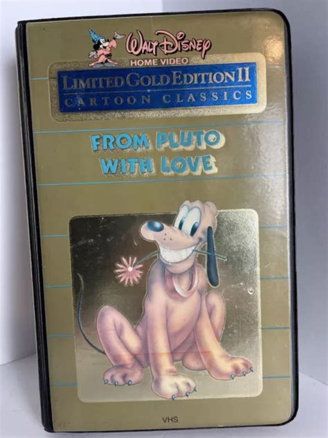 Walt Disney Limited Gold Edition Cartoon Classics From Pluto With Love