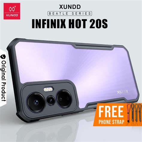 Xundd Original Beatle Clear Hybrid Shock Proof Armor Case For Infinix Hot 20S Lazada PH