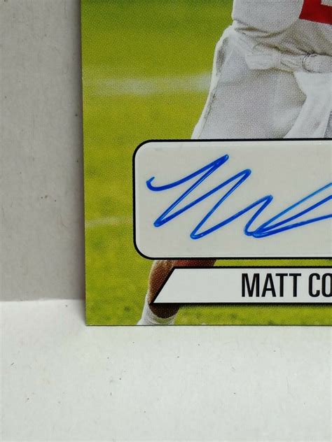 Leaf Pro Set Matt Corral Autographed Rookie Card Ps Mc Ole Miss