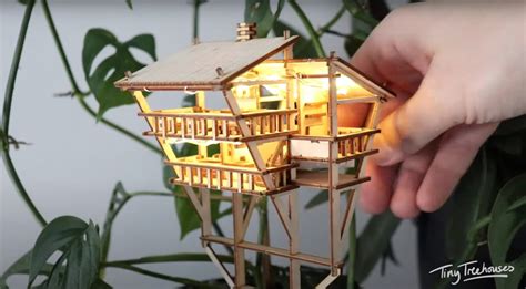 Tiny Treehouses For Your Potted Plants