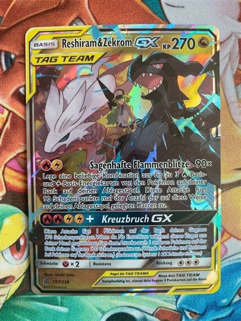 Pokemonkarte Reshiram Zekrom Gx Kaufen Auf Ricardo