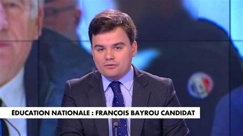 L édito de Gauthier Le Bret Éducation nationale François Bayrou