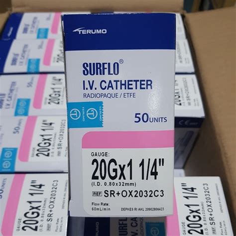 Jual Terumo Surflo IV Catheter 20G 24G Jarum Infus Surflo Surflo IV